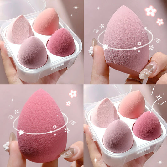 Makeup Egg Set: Gourd & Water Drop Puffs for Liquid Foundation