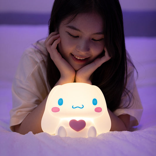Yimi Yugui Dog Pat Light - Lampe de nuit en silicone souple