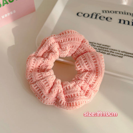 Accessoire de queue de cheval en peluche mignon pour l'automne/hiver