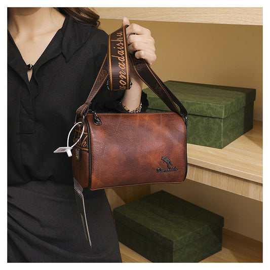 Kangaroo Leather Bag – Light Luxury, Trendy Shoulder Bag, Simple Crossbody Bag for Women