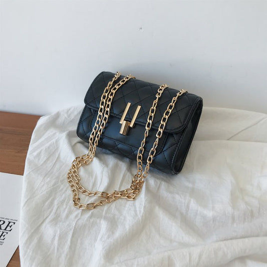 Chic Korean-Inspired Rhombus Chain Bag